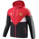 2023-24 Man Utd Red Black Windbreaker (High Quality)球员