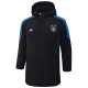 2024-25 Germany Black Hooded Windbreaker Fabric Cotton Coat #G201