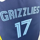 2022-23 Grizzlies KAWAMURA #17 Royal blue Top Quality Hot Pressing NBA Jersey