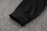 2024-25 Germany Black Hoodie Half Pull Tracksuit #F595半拉连帽