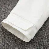 2024-25 Flamengo White Hooded Windbreaker Fabric Cotton Coat #G204(黄标)