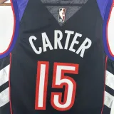2024-25 Raptors CARTER #15 Purple Retro Top Quality Hot Pressing NBA Jersey