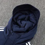 2024-25 ARS Royal Blue Hooded Windbreaker Fabric Cotton Coat #G192