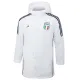2024-25 Italy White Hooded Windbreaker Fabric Cotton Coat #G222