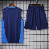 2024-25 AL-Nassr Royal Blue Tank top and shorts suit