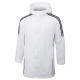 2024-25 White Hooded Windbreaker Fabric Cotton Coat #G228光板