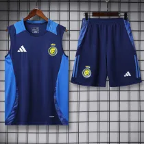 2024-25 AL-Nassr Royal Blue Tank top and shorts suit