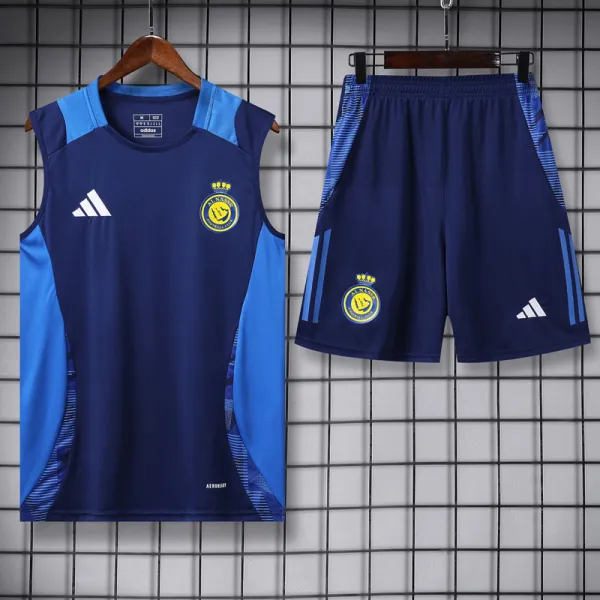 2024-25 AL-Nassr Royal Blue Tank top and shorts suit