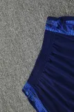 2024-25 AL-Nassr Royal Blue Tank top and shorts suit