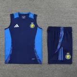 2024-25 AL-Nassr Royal Blue Tank top and shorts suit