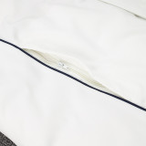 2024-25 Man Utd White Hooded Windbreaker Fabric Cotton Coat #G219