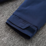 2024-25 Man Utd Royal Blue Hooded Windbreaker Fabric Cotton Coat #G220