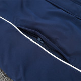 2024-25 Cruzeiro Royal Blue Hooded Windbreaker Fabric Cotton Coat #G214