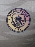 2024-25 Man City Yellow Special Edition Player Version Soccer Jersey