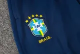 2024-25 Brazil Lake blue Hoodie Half Pull Tracksuit #F567半拉连帽