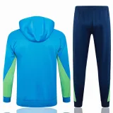 2024-25 Brazil Lake blue Hoodie Jacket Tracksuit #F560
