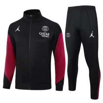 2024-25 PSG Jordan Black Jacket Tracksuit #A766