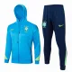 2024-25 Brazil Lake blue Hoodie Jacket Tracksuit #F560