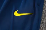 2024-25 Brazil Lake blue Hoodie Half Pull Tracksuit #F567半拉连帽