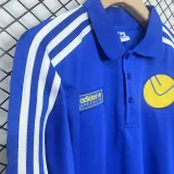 2024-25 Leeds United Blue Special Retro Edition Long Sleeve Soccer Jersey (长袖)