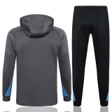 2024-25 TOT Dark gray Hoodie Half Pull Tracksuit #F566半拉连帽