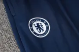 2024-25 CHE Royal blue Hoodie Half Pull Tracksuit #F552半拉连帽