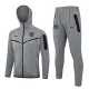 2024-25 BAR Grey Hoodie Jacket Tracksuit #F578(黑标)