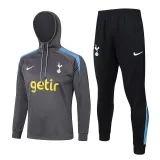 2024-25 TOT Dark gray Hoodie Half Pull Tracksuit #F566半拉连帽