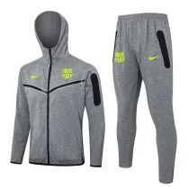 2024-25 BAR Grey Hoodie Jacket Tracksuit #F577(绿标)