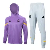 2024-25 RMA Purple Hoodie Jacket Tracksuit #F569