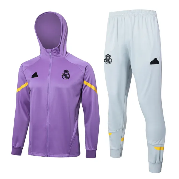 2024-25 RMA Purple Hoodie Jacket Tracksuit #F569