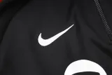 2024-25 BAR Black Hoodie Half Pull Tracksuit #F562半拉连帽