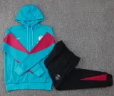 2024-25 PSG Lake blue Hoodie Jacket Tracksuit #F568