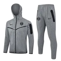 2024-25 PSG Grey Hoodie Jacket Tracksuit #F581