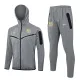 2024-25 BAR Grey Hoodie Jacket Tracksuit #F576(土黄标)