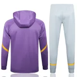 2024-25 RMA Purple Hoodie Jacket Tracksuit #F569