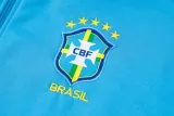 2024-25 Brazil Lake blue Hoodie Jacket Tracksuit #F560