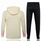 2024-25 PSG Jordan Khaki Hoodie Half Pull Tracksuit #F564半拉连帽