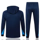2024-25 CHE Royal blue Hoodie Half Pull Tracksuit #F552半拉连帽