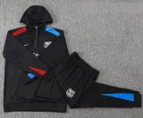 2024-25 BAR Black Hoodie Half Pull Tracksuit #F562半拉连帽