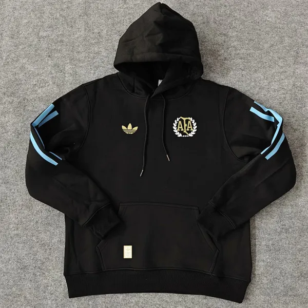 2024-25 Argentina Black Hoody 黑色(加绒)
