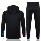 2024-25 BAR Black Hoodie Half Pull Tracksuit #F562半拉连帽
