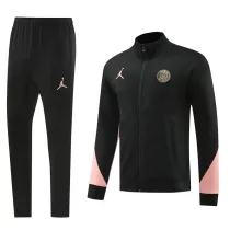 2024-25 PSG Jordan Black Jacket Tracksuit #03