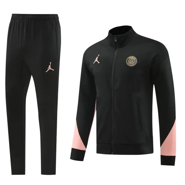 2024-25 PSG Jordan Black Jacket Tracksuit #03