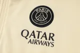2024-25 PSG Jordan Khaki Hoodie Jacket Tracksuit #F563