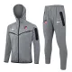 2024-25 ATM Grey Hoodie Jacket Tracksuit #F580