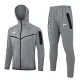 2024-25 TOT Grey Hoodie Jacket Tracksuit #F582