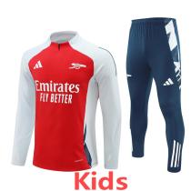 2024-25 ARS Red Kids Half Pull Tracksuit (童装)(半拉链)
