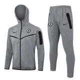 2024-25 CHE Grey Hoodie Jacket Tracksuit #F584