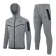 2024-25 CHE Grey Hoodie Jacket Tracksuit #F584